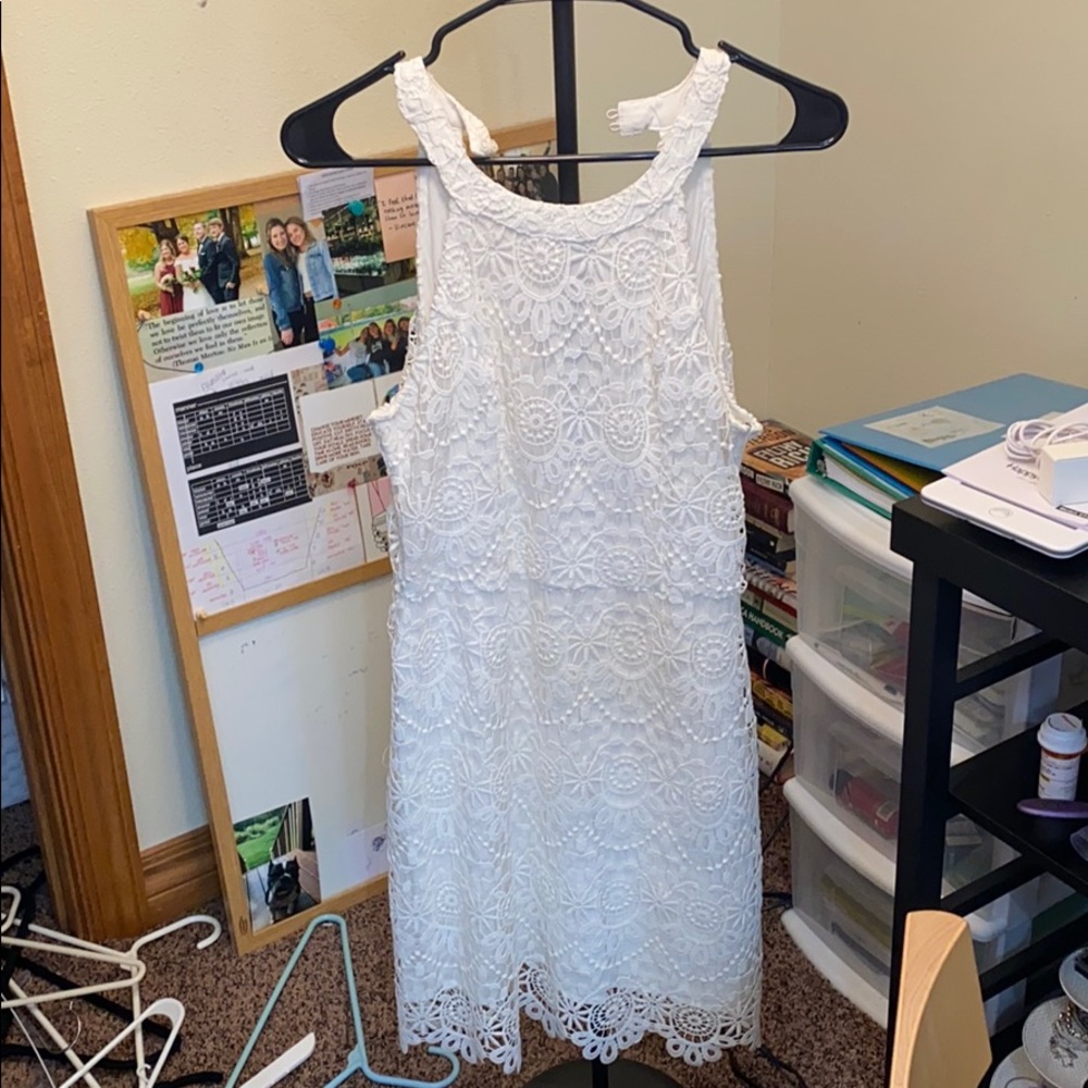 White dress